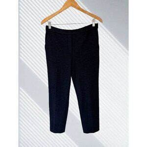 Theory Womens Navy Double-Knit Pull-On Pants Size 8